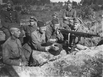 Początek Bitwy Warszawskiej