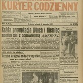 Wybuch II wojny światowej w „Ilustrowanym Kuryerze Codziennym”